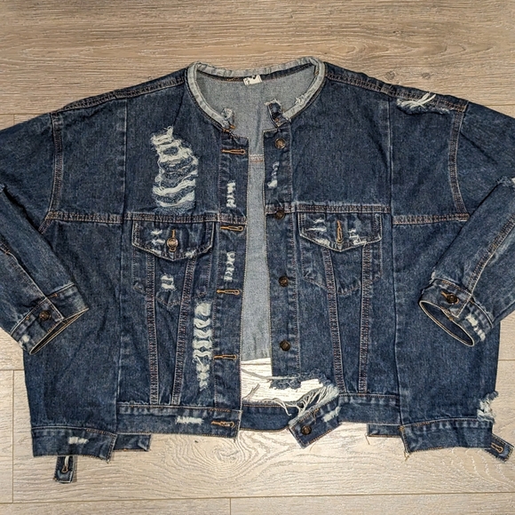 Denim Jacket - One Size - Shein - Picture 6 of 9